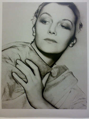 Solarized portrait of an unknown woman by Lee Miller, Paris 1930